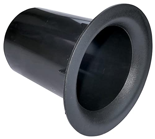 AERZETIX - C52251 - Port Bass-réflex Tube pour Enceintes - pour Ouverture Ø142mm - collerette: Ø 157mm - Noir - pour Haut-Parleur subwoofer Enceinte - en Plastique