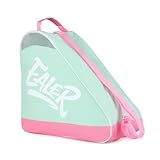 EALER Heavy-Duty Waterproof Skate Bag with Adjustable Shoulder Strap – Fits Ice Hockey, Inline, Roller & Quad Skates | Kids & Adults