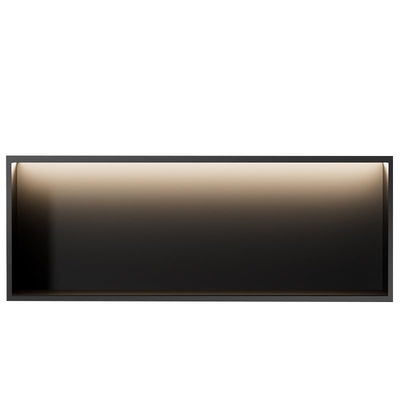 Rangement mural de salle de bain avec éclairage LED doux