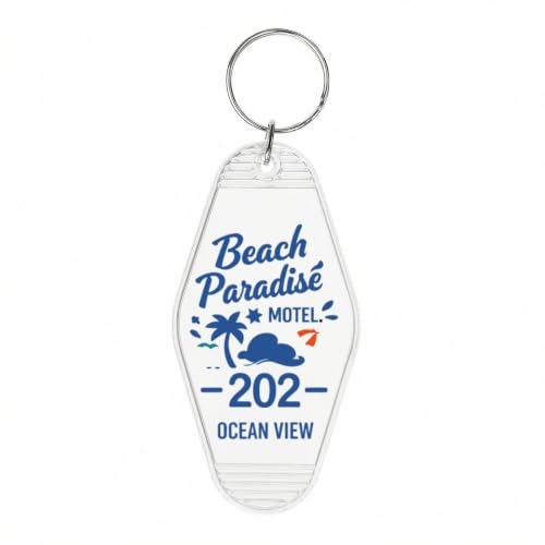 Aspire 100 Pcs Custom Motel Keychain, Vintage Style Keychain