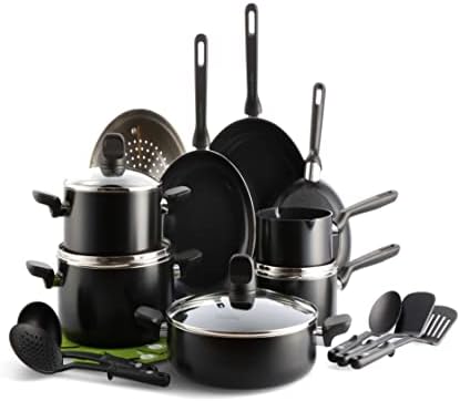 GreenPan Memphis Healthy Ceramic Non-Stick 16 cm, 18 cm and 20 cm Saucepan Set, PFAS Free, Induction,Oven Safe, Black