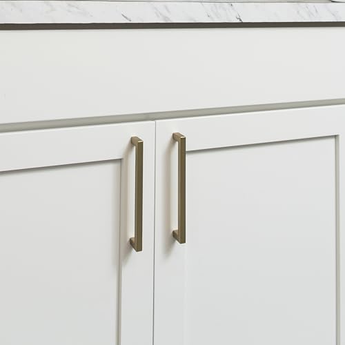 Skylight pull dorée de 7,6 cm pour une cuisine moderne et chaleureuse