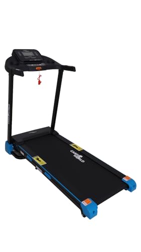 Cardio World Treadmill Rafeal AI |DC 3HP Motor Treadmill for Home| 12% Auto Incline| 110 Kg Max User Running Machine| Speed – 0.1-14 Km/h| Foldable...