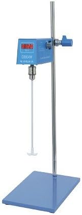 MXBAOHENG Electric Stirrer Lab Mixer Agitator Blender with Brushless DC Motor LED Display 60-1500r/min (220V)