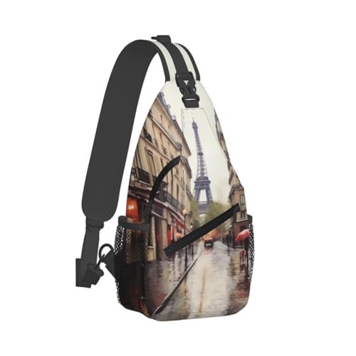 Bolso cruzado para hombre tipo morral impermeable miniatura 2