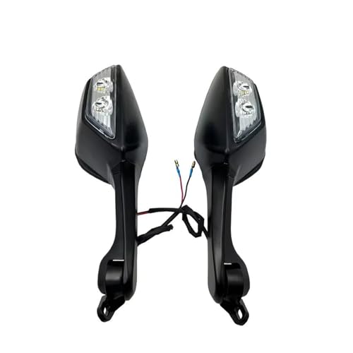 Espejos YZF R3 R6 R1 con luz LED intermitente y retrovisores scooter manillar 6