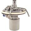 Carbonation Keg Lid, Soda Carbonator Carbonation - Continuous Soda Water Solution Silver