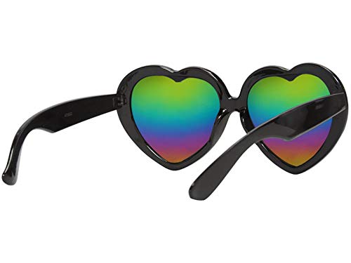 Heart Shaped Rainbow Lens Sunglasses2
