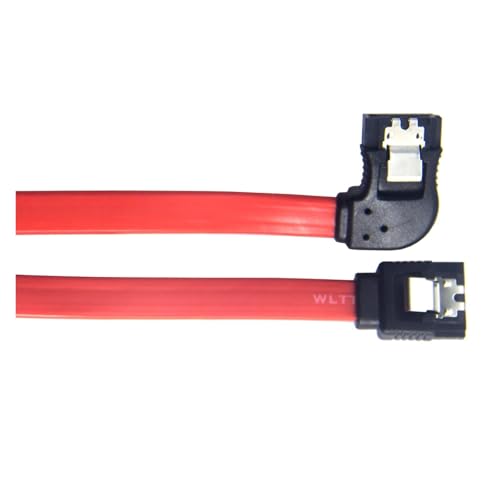 Cable SATA III 30 cm con cierre y ángulo lateral miniatura 6