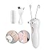 NASSMOSSE Facial Hair Remover Rechargeable Cotton Thread Body Epilator Shaver Beauty Machine, White