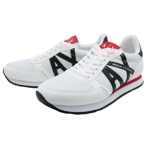 シノ【38】A/X アルマーニ　エクスチェンジ　ローカット　スニーカー　白 ARMANI EXCHANGE スニーカー 「A|X アルマーニ エクスチェンジ