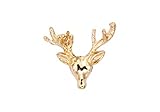 Knighthood Herren Goldenes Rentier Revers Anstecknadel Brosche Brosche/Reversnadel/Lapel Pin/Anzug/Sakko