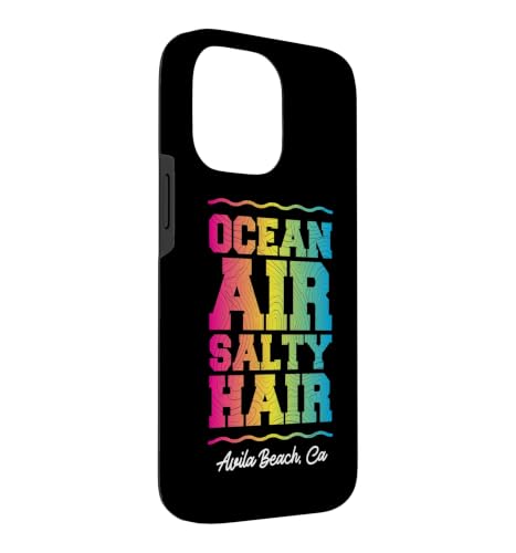 Ocean Air Salty Hair Avila Beach California Retro Tropical Hair Coque pour iPhone 14 Pro Max – vue 3