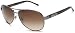 Ralph by Ralph Lauren Women's RA4004 Aviator Sunglasses, Grey,Grey Horn & Brown Gradient, 59 mm