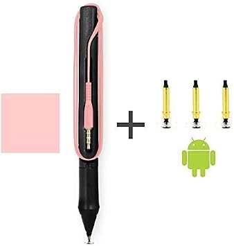 SonarPen - Pressure Sensitive Smart Stylus Pen Bundle Replacement Nib Set Optimized for Android, Compatible with Apple iPad/iPhone/Android/Switch/Chromebook DirtyPink