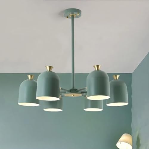 Liudefa Modern 6-Lights Chandelier Ceiling Pendant Light 28 inch Recessed