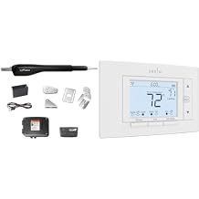 Mighty Mule MM571W فتاحة بوابة أوتوماتيكية للخدمة الشاقة ذكية ومجهزة بالطاقة الشمسية ، حتى 18 قدمًا أو 850 رطلًا و Emerson Sensi Wi-Fi Smart Thermostat للمنزل الذكي ، DIY ، يعمل مع Alexa, معتمد من Energy Star