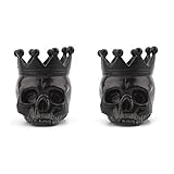 AA Skull Shape Candle Holder for Home Party Decorative Themed Bar Decoration Skeleton Skull...