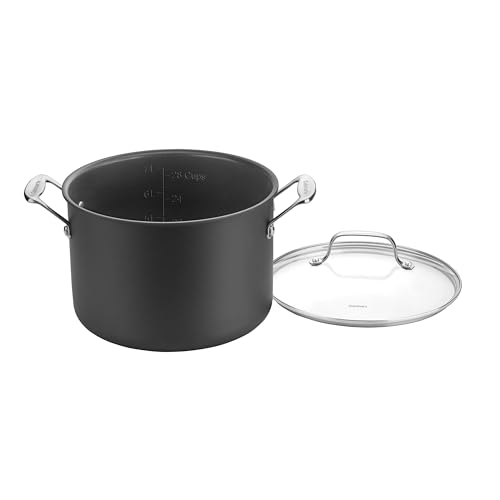 Cuisinart Chefs Classic PURELYCERAMIC Nonstick PFAS Free Hard-Anodized 8-Quart Stockpot with Cover 666C-24