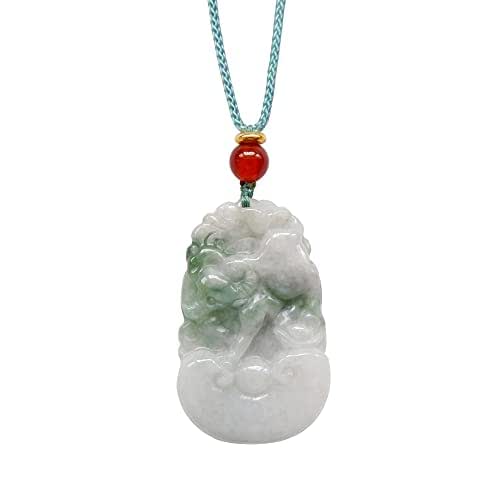 Ox Zodiac Green Jadeite Bull Pendant Jade Cow Birthstone