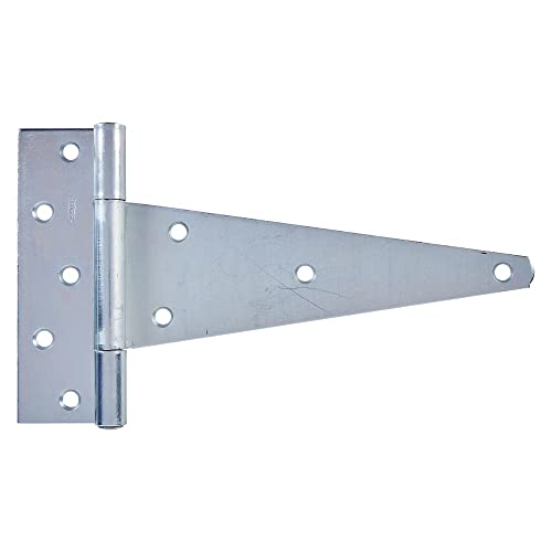 National Hardware N128-900 286 Extra Heavy T Hinges In Zinc, 10" #TOP3