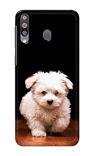 Image of PRINTFIDAA� Printed Hard Back Cover Case for Samsung Galaxy M30 Back Cover (Puppy Dog) -2808