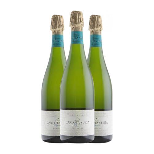 Pago de Tharsys Carlota Suria Brut Nature Cava 75 cl Espumoso blanco (Caja de 3 Botellas de 75 cl)
