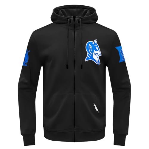 Image of Pro Standard Mens College Classic Chenille Cotton Double Knit Full Zip Hoodie