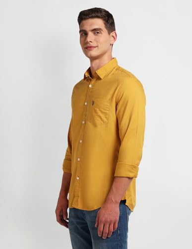 Image of U.S. Polo ASSN. Men's Cotton Slim Fit Shirt