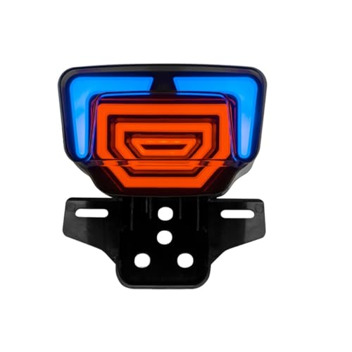 Luz trasera de motocicleta con freno estroboscópico y escaneo dinámico TMX