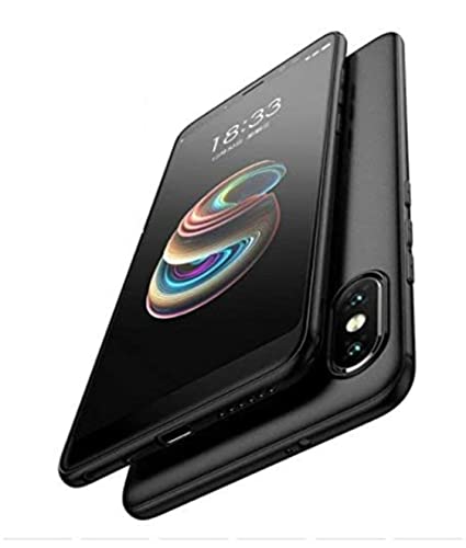 Image of Mobile Back Cover Case for Xiaomi Redmi A2 (Silicone Case|CameraProtection|Black SC1510)