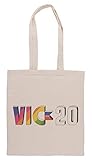 Gedruckt in Europa Luxogo Vic 20 Einkaufstasche Groceries Beige Shopping Bag