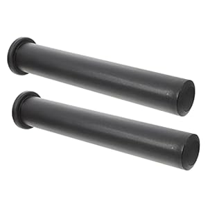 GaRcan 1 Set Barbell Reducing Sleeve Weight Bar Dumbbell Supply Weight Plates Posts Plate Converter Barbell Rod (Black 30X6X5CM)