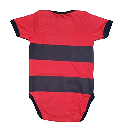 Body Bebê Flamengo Jogo Listrado Oficial