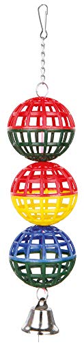 Trixie 5251 3-delige rasterbal met ketting en bel, 16 cm - Afbeelding 5