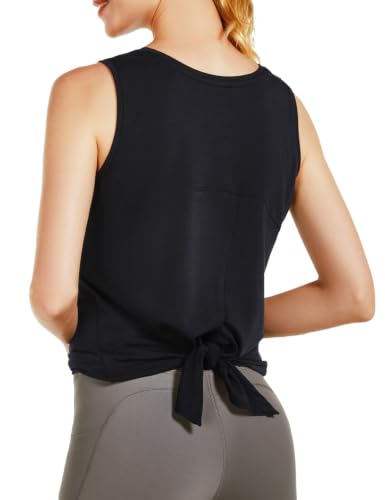 Image of baleaf Women's Workout Tank Tops Athletic Running Gym Yoga Shirts | Quick Dry, Moisture-Wicking, Loose Fit, Crew Neck, Stretchy, Comfy Soft, Breathable, Lightweight, Exercise, Hiking, Tennis