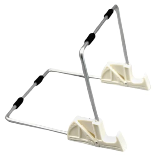 DIYEAH Soporte Plegable para Pizarra Blanca Pequeña de Escritorio, Ajustable en Aleación de Aluminio, Portátil y Ligero, Soporte para Tableta y Documentos, Adecuado para Oficina y