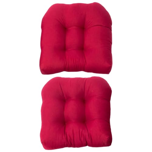 Coussin de siège de U en polyester résistant et ergonomique rouge GALPADA - 2