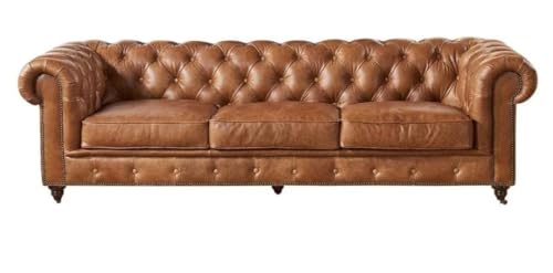 Image of Royale Hand Tufted Four (3+1) Seater Elegant Wooden Base Sofa in Wide Extravagant Fabric, Gives Luxurious Look for Home /Living Room /Office /Guest Room /Hotels