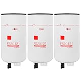 3PCS FS20121 Fuel Filter Water Separator Filter Compatible with Cummins L9, B6.7, Stage V QSB/QSL