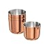 Produktbild APS 10301/4er- Gießer-Set/Milchkännchen "ALLURE", 18/8 Edelstahl, PVD-beschichtet, 30 ml, Ø 4,5 cm, Höhe 4 cm, Kupfer-Look