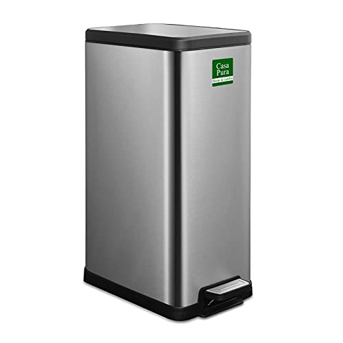 Floordirekt Pattumiera Zack in acciaio inox