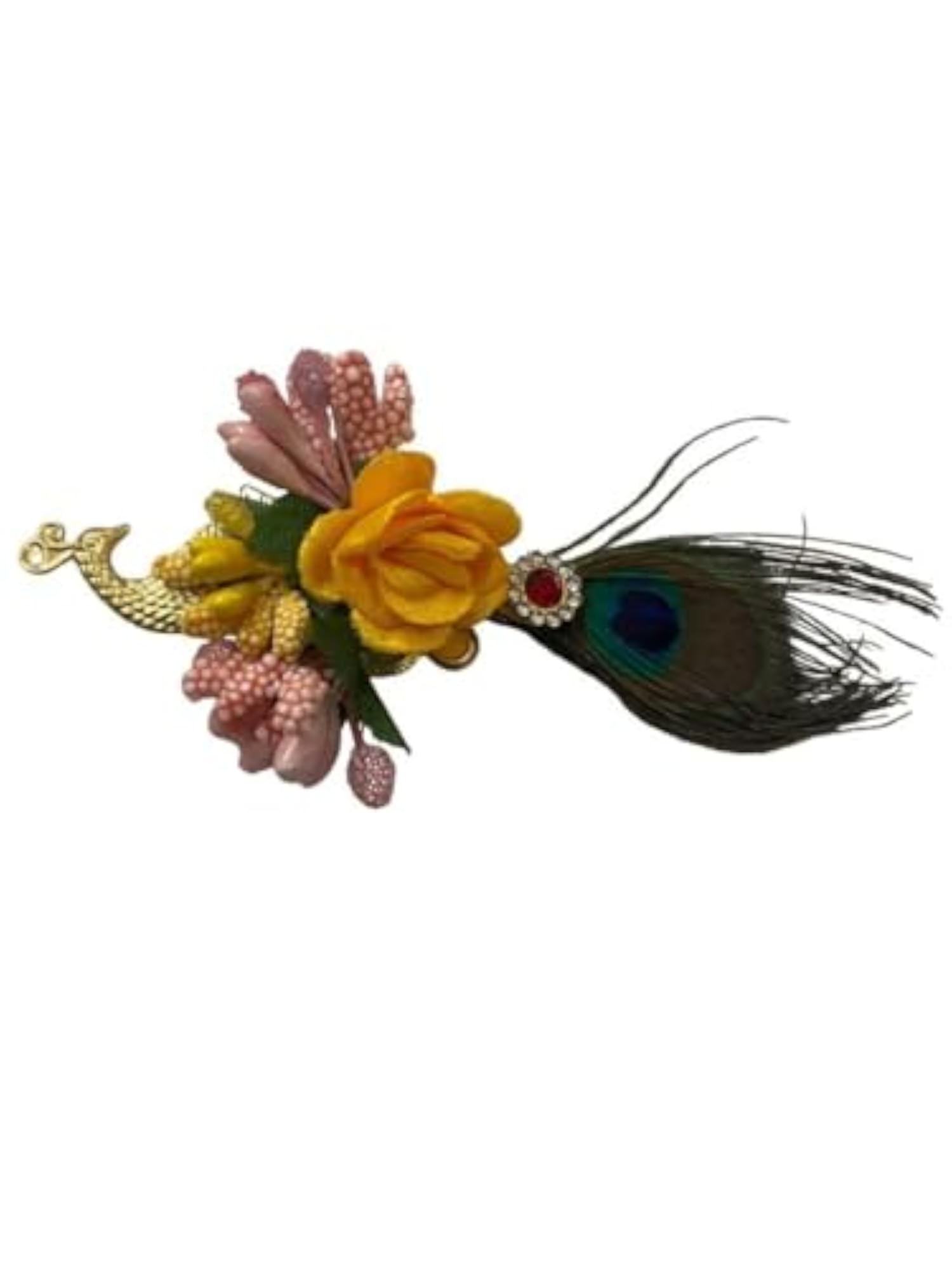 Elegant Peacock Brooch, Stylish Unisex Design