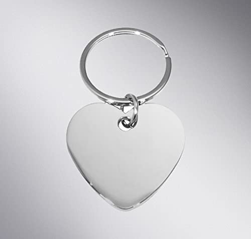 Henecka | Schlüsselanhänger Herz | Valentinstags Präsent | Auszeichnung | Geschenke | Mit oder ohne Laser Gravur | Größe: Ø 40 mm Cover