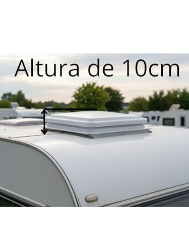 CR-MOESANCO® Dachfenster, Dachluken, 40 x 40 TF40, mit Kurbel für Wohnwagen