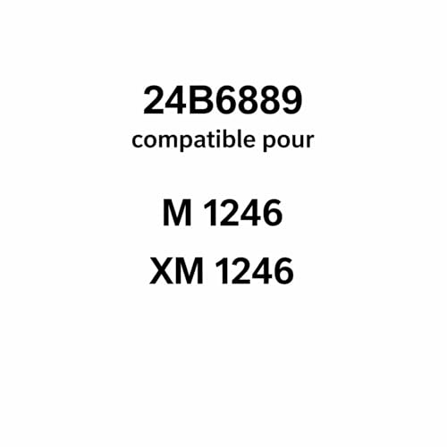 Toner compatible Lexmark 24B6889 noir haute capacité Qualitoner - 2