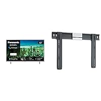 Panasonic TX-43LXW724 108 cm LED Fernseher (43 Zoll, HDR Bright Panel, 4K Ultra HD, Triple Tuner, HDMI, USB, Smart TV), Silber mit Vogel's Thin 405 Flache TV Wandhalterung