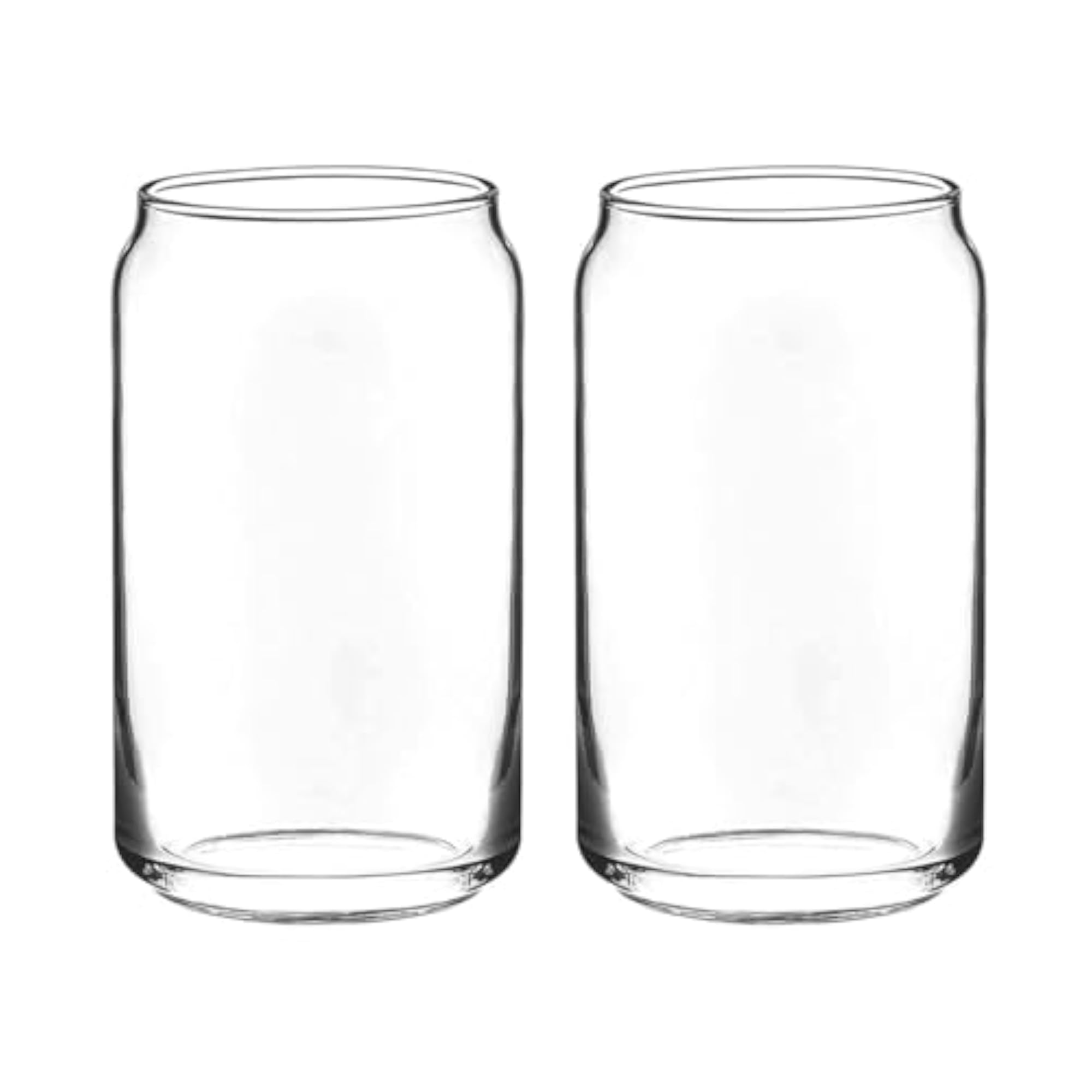 Can Shaped Drinking Glasses with Straws