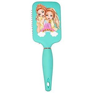 Depesche 10957 TOPModel – haarborstel, peddelborstel met softtouch oppervlak, ca. 4,2 x 8,3 x 26 cm, gesorteerd