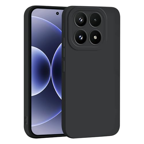 Image of for Xiaomi 17 Case Precise Camera Cutouts Soft TPU Shockproof Phone Cover - Black
